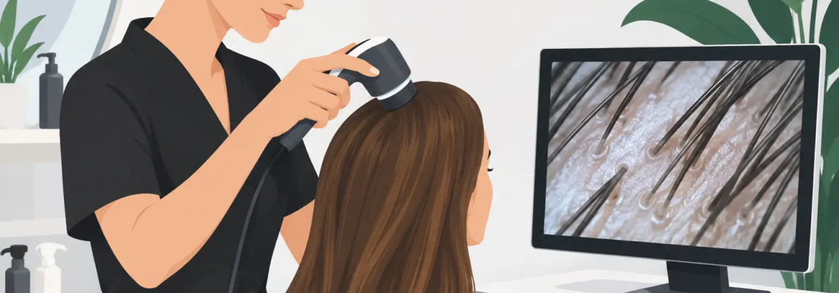Fototrichogramm-Ausbildung für Friseure