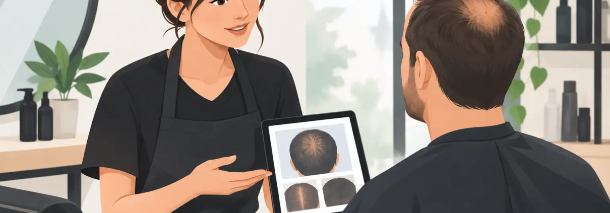 Haarausfall-Kundenberatung für Friseure im Salon