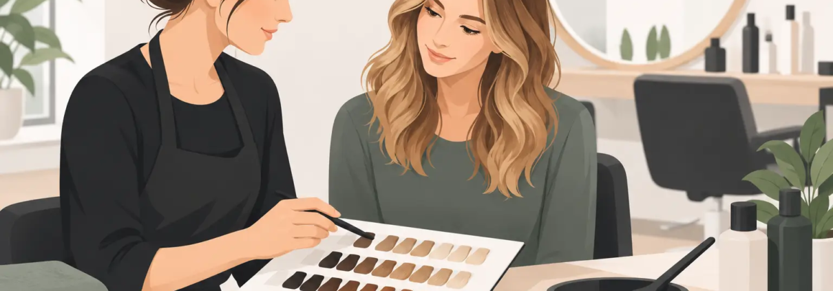 Hautverträgliche Haarfarben im Salon richtig planen