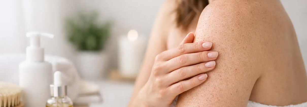 Körperpflege bei Keratosis pilaris: Was hilft?